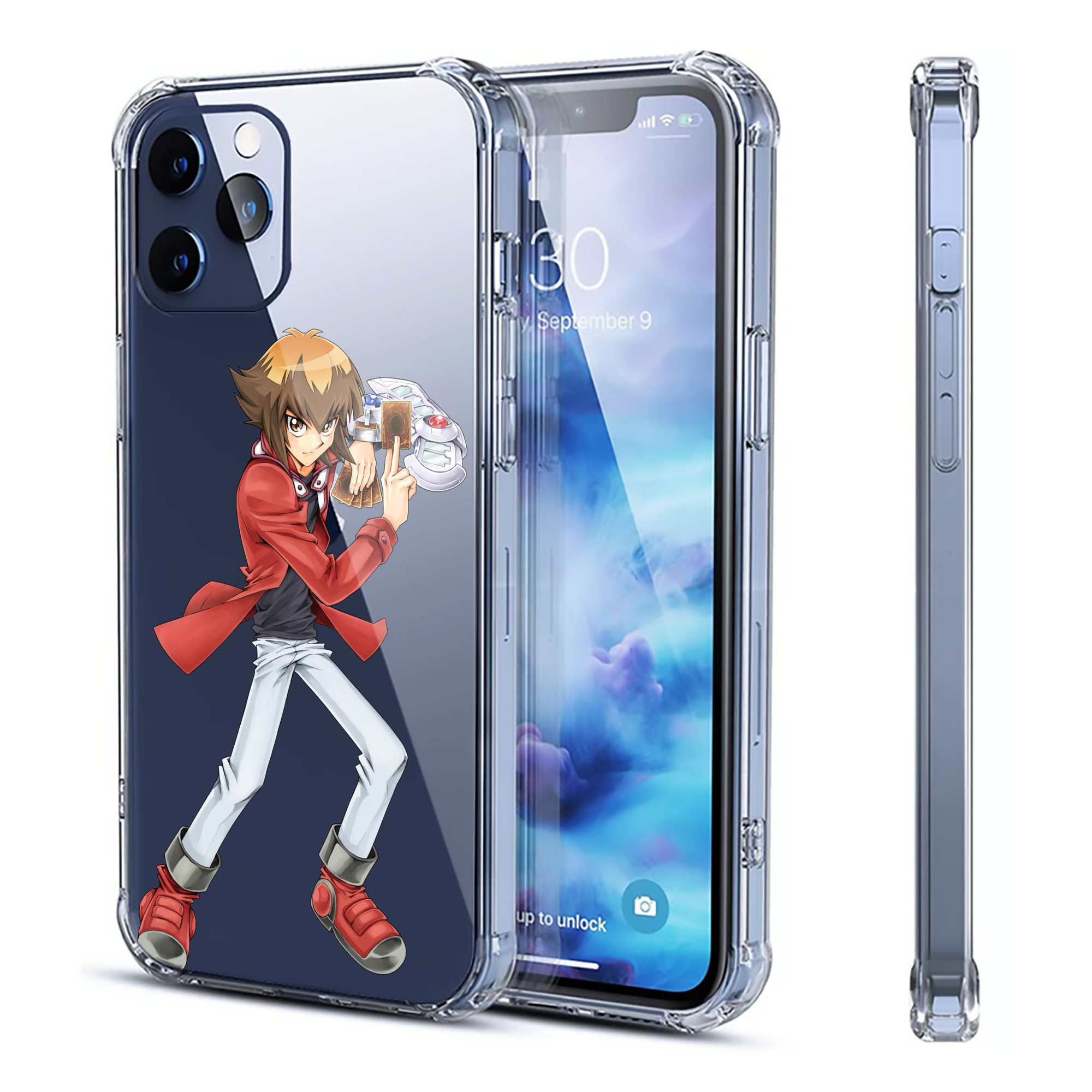 （画像用） 遊☆戯☆王 Yu-Gi-Oh! 【iPhone 12シリーズ対応】透明スマホケース（クリアソフトケース）